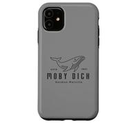 Herman Melville Cute Whale | Boat Tour | Moby Dick Case for iPhone 11