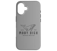 Herman Melville Cute Whale | Boat Tour | Moby Dick Case for iPhone 16
