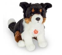 Hermann 91956 Tri-Colour Border Collie Sitting Cuddly Plush Soft Toy