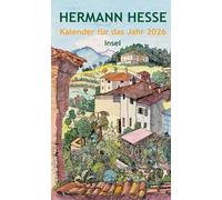 Hermann Hesse Kalender für das Jahr 2026: Wochenkalender, Flexcover, Lesebändchen, 10,5 × 17 cm | Terminkalender mit 15 Aquarellen des Dichters