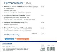 HERMANN KELLER: SECOND PIANO CONCERTO AND CHAMBER MUSIC NEW CD