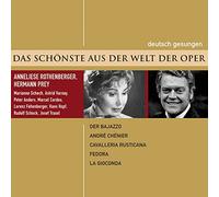Hermann Prey & Anneliese Rothenberger - Der Bajazzo/Andre Chernier/Fedora etc (2CD)