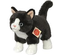 Hermann Teddy Collection 918202 20 cm Black/White Cat Standing Plush Toy