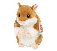 Teddy Hermann 92658 Hamster 16 cm, Cuddly Toy, Plush Toy with Recycled Filling