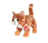Teddy Hermann Ginger Striped Cat 90682 Plush Soft Toy Lincrafts UK Est.1993