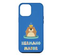 Hermano Mayor Big Brother Relaxing Bear Hot Tub Case for iPhone 12 Pro Max
