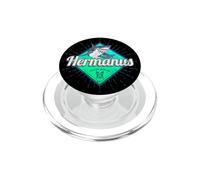 Hermanus South Africa Retro Laughing Shark Vintage Souvenir PopSockets PopGrip for MagSafe