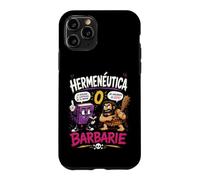 Hermeneutics or Barbarism Funny Philosophy Humor Case for iPhone 11 Pro