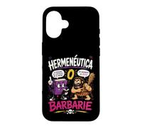 Hermeneutics or Barbarism Funny Philosophy Humor Case for iPhone 16