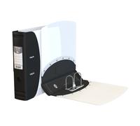 Hermes Lever Arch File Heavy Duty A4 78mm Capacity Black 832001