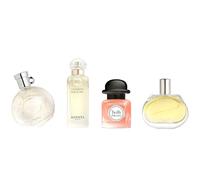 Hermès Discovery 4-Piece Miniature Fragrance Gift Set for Women - Includes Barenia EDP, Terre d’Hermès EDP, Eau des Merveilles EDT, and Un Jardin Sur Le Nil EDT each 0.25 oz/7.5 ml