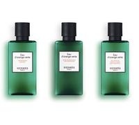 Hermes Eau d'Orange Verte Amenity Set Includes Shower Gel, Shampoo and Conditioner 80ml 2.7 ounces Each Bottle