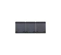 Hermes 5902431697734 Triple Hermetic Socket Z/U 16A IP44 Anthracite GNT 0323-07 Electroplast Surface-Mounted