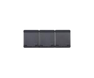 Hermes Gniazdo hermetyczne potrójne z/u 16A IP44 antracyt GNT 0323-07