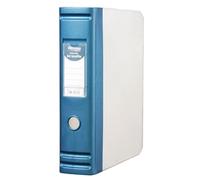 Hermes HD 80mm Polypropylene Box File A4 2D-Ring Blue - 8.BA4.007
