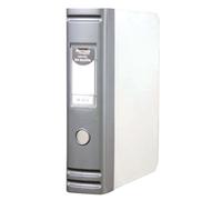 Hermes HD 80mm Polypropylene Box File A4 2D-Ring Silver - 8.BA4.006