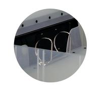 Hermes Heavy Duty 80mm 2D-Ring Polypropylene Box File A4 Black 8.BA4.001