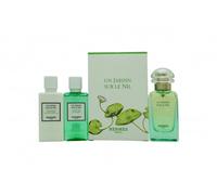 HERMES JARDIN SUR LE NIL SET: EDT SPRAY 50ML + BL 40ML + SG 40ML