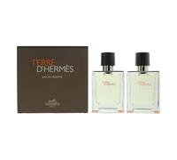 Hermes Mens Terre D' Eau de Toilette 2 x 50ml Gift Set - Orange - One Size