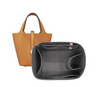 Hermes Picotin 18/22/26 Storage Insert - Portable Makeup Bag Liner - Gray A
