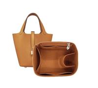 Hermes Picotin 18 Brown A Storage Bag Insert - Portable Makeup Bag Organizer Liner