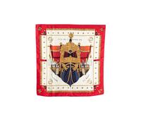 Hermes Preloved Carrosse De La Galere Reale Silk Scarf- Red Scarves Red One Size