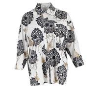 Hermes Preloved Cliquetis Aquarelle Printted Shirt In White Cotton Multi