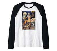 Hermes Standing Upon the Back of Typhon Raglan Baseball Tee