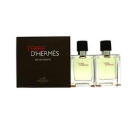 Hermes Terre D'hermes Spray Eau de Toilette 2 x 50ml Gift Set Brand New Sealed
