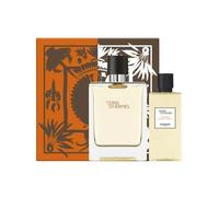 TERRE D'HERMES GIFT SET - 100ml EDT SPRAY & 80ml HAIR & BODY SHOWER GEL NEW