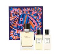 HERMÈS TERRE D'HERMÈS GIFT SET 50ML EDT + 40ML S/G + 40ML A/S LOTION. NEW