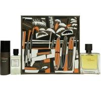 Hermes Mens Terre D' Eau de Parfum 75ml, Shaving Foam 50ml + Aftershave Lotion 40ml Gift Set - NA - One Size
