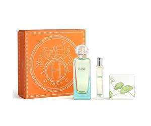 Hermes Un Jardin Sue le Nil 100ml EDT Spray / 15ml EDT Spray / 50g Perfumed Soap