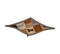 Hermes Women's Preloved Horse-Print Scarf in Cashmere