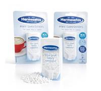 Hermesetas Mini Sweetener Tablets 600 Count (2x300) - Zero Calorie Sugar Substitute for Coffee, Tea & Baking - Keto Diabetic Friendly Sweetener - Vegan, Gluten Free, Lactose Free