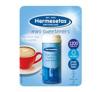 Hermesetas Mini Sweeteners 1200 Tablets - Zero Calorie Sugar Free Table-Top Dispenser (Pack of 6)