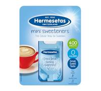 Hermesetas Mini Sweeteners 400 Tablets - Zero Calorie Sugar Free Pocket Size Dispenser (Pack of 12)