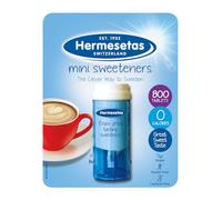 Hermesetas Mini Sweeteners 800 Tablets - Zero Calorie Sugar Free Table-Top Dispenser (Pack of 12)