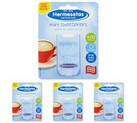 Hermesetas Mini Sweeteners Tablets 400ea (Pack of 4)