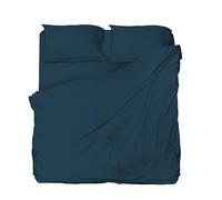 hermet Avio Microfibre Double Sheet Set, Complete Bed, Top Sheet, Fitted Sheet, Pair of Pillowcases, Winner