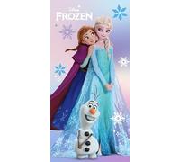 hermet Frozen Beach Towel, 70 x 140 cm, Beach or Pool Towel, 100% Soft Cotton, Practical and Lightweight
