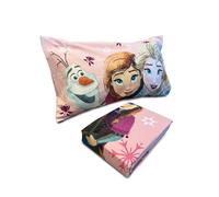 hermet Frozen Flannel 100% Cotton 3-Piece Bedding Set, Fitted Sheet + Pillow Case, Single