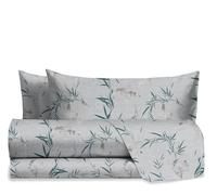 hermet Laura Biagiotti Cotton Double Bed Sheet Set, Patterned Bed Set, 100% Cotton, Top Sheet + Fitted Sheet + Pair of Pillowcases