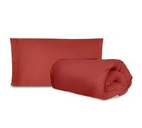 hermet Laura Biagiotti Percale Cerise Single Duvet Cover and Pillowcase Set 100% Cotton