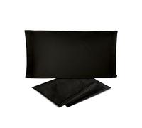 hermet Laura Biagiotti Plain 100% Cotton Percale Double Bed Sheet Set, 4-Piece Set, Top Sheet + Fitted Sheet + 2 Pillowcases