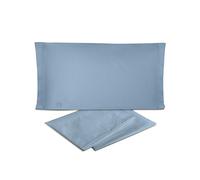 hermet Laura Biagiotti Plain 100% Cotton Percale Double Bed Sheet Set, 4-Piece Set, Top Sheet + Fitted Sheet + 2 Pillowcases