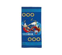 hermet Sonic 100% Cotton Terry Beach Towel, 70 x 140 cm, Blue