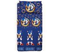hermet Sonic Single Bed Sheet Set, Single Beds, Top Sheet, Fitted Sheet, Pillowcase, 100% Cotton, Official Product