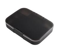Hermetic Portable and Pillor with 9 Compartments Waterproof for Humidity, Extra Wide Pill for Travel and Business