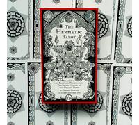 HERMETIC TAROT DECK CARDS ESOTERIC TELLING WHITE BLACK US GAMES SYSTEMS